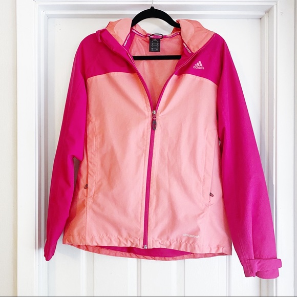 peach adidas jacket